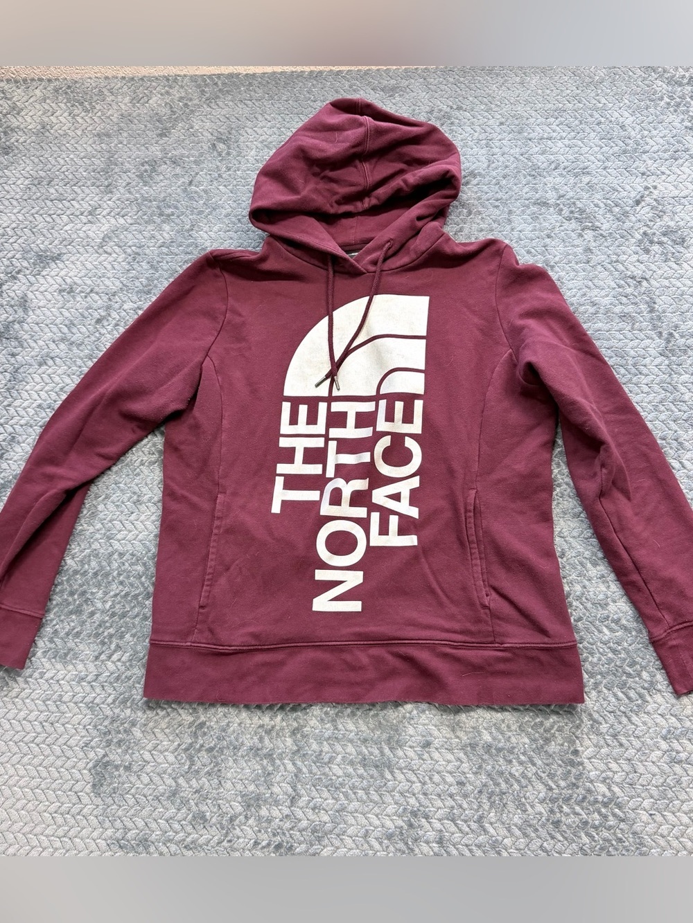 The North Face Women's Half Dome Pullover Hoodie Burgundy Size Large